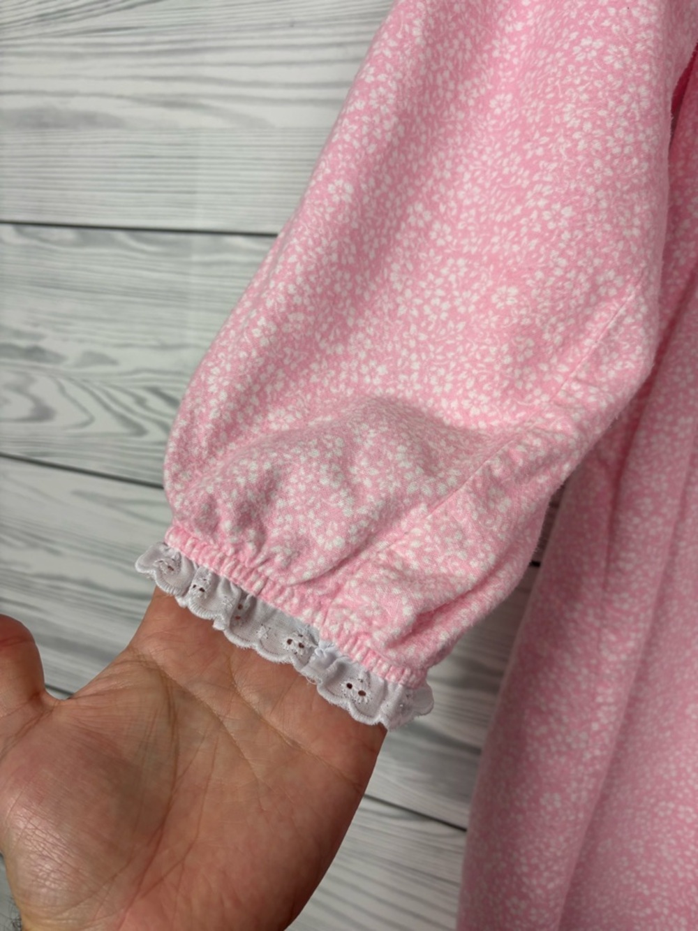 Lanz of Salzburg Pink Pajama Nightgown Size Large - Picture 3 of 7